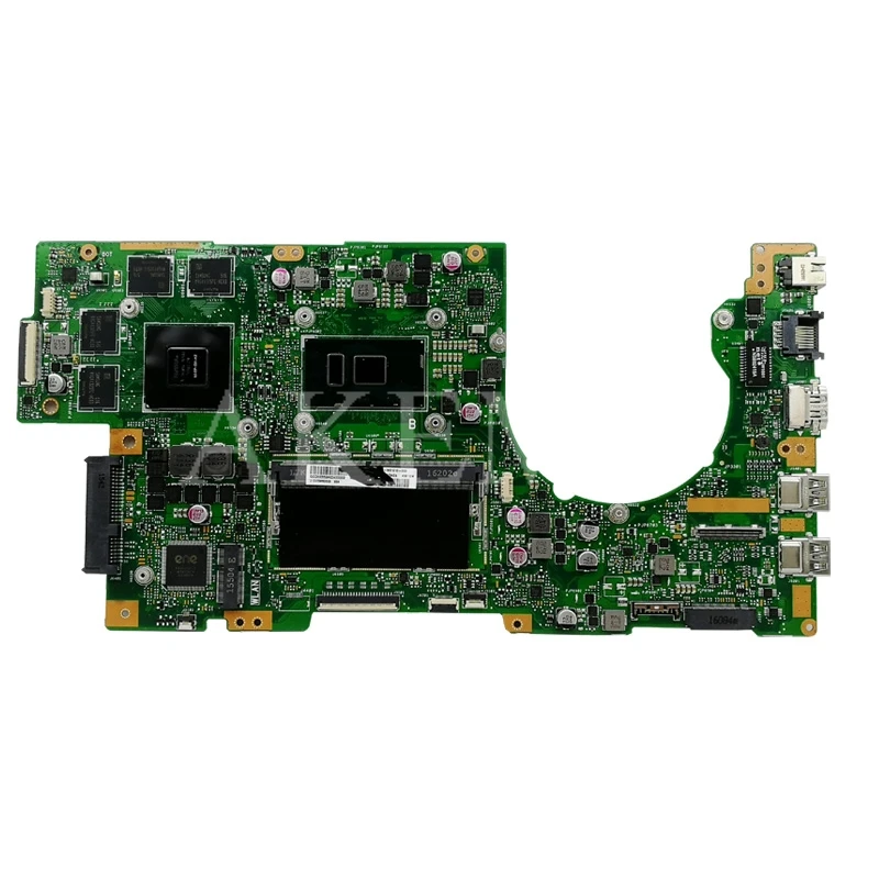 Материнская плата K501UW для ноутбука Asus K501UXM K501UQ K501U оригинальная материнская DDR4 4