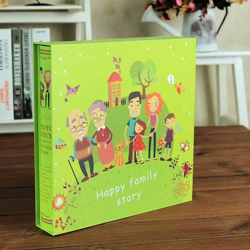 

Paper Boxed Photo Album Interstitial Full Dimension 660 Sheets One Package Mixed Family Photo Album Laminated Photo Album