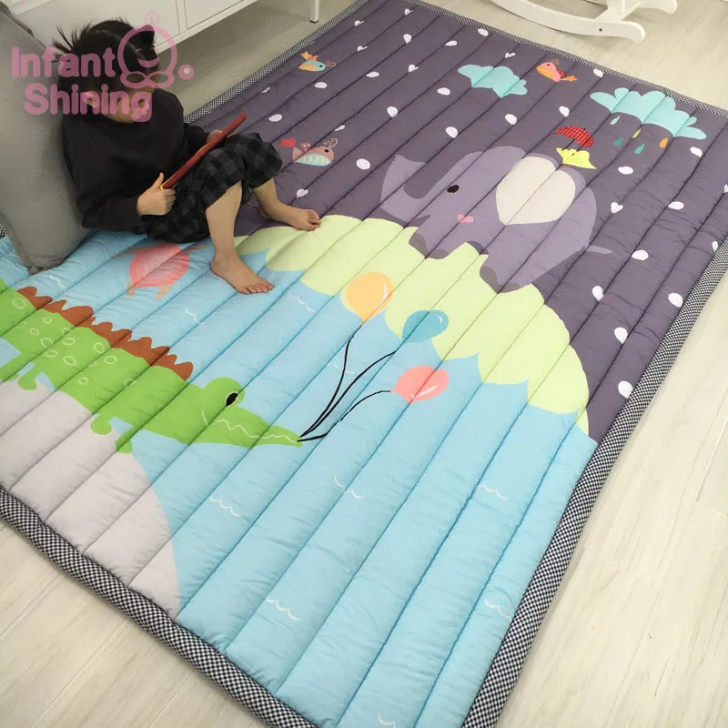 Коврик детский игровой 140x195x2 5 см с возможностью машинной стирки|baby play mat|mat childplay