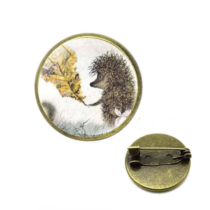 Винтажная брошь Ежик специальные заколки с животными Винтажные Ювелирные Броши