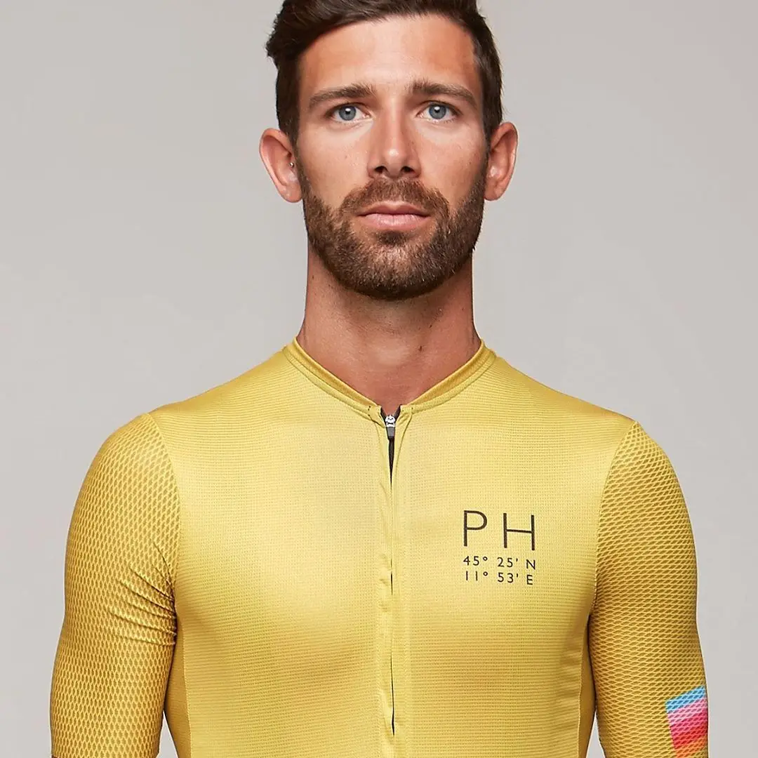 Желтая велосипедная майка с коротким рукавом Ride better Новинка лета 2019|Майки для