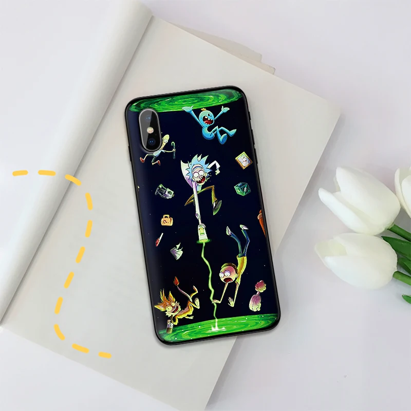 Рик и Морти чехол для телефона Xiaomi Mi6 8 Lite SE макс 3 9E 5X 6X F1 A1 A2 6 Чехол Мягкий