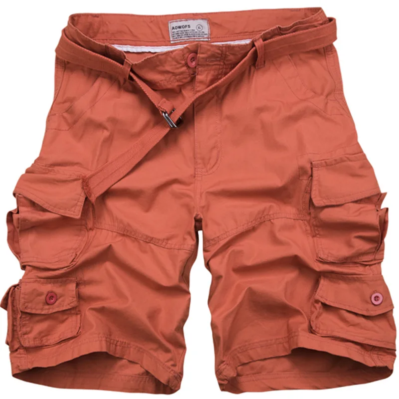 Шорты-карго мужские с несколькими карманами, модные повседневные хлопковые Пляжные штаны, уличная одежда, лето 2020 от AliExpress RU&CIS NEW