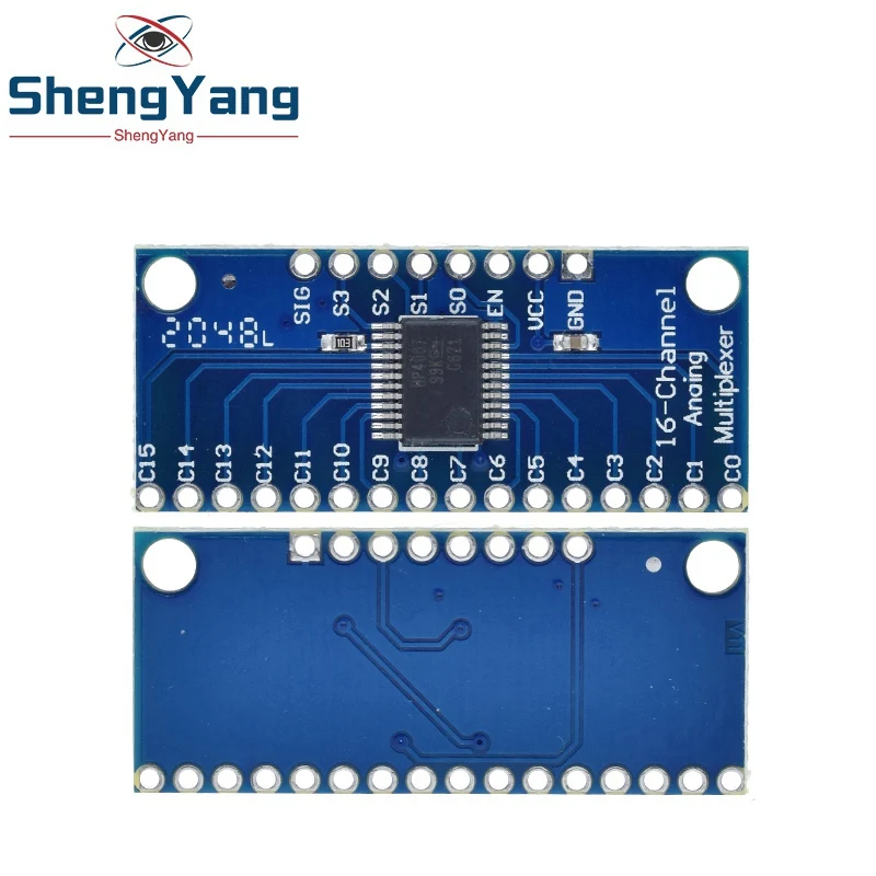 Шэньян CD74HC4067 16 канальный с аналоговым и цифровым дисплеем мультиплексор