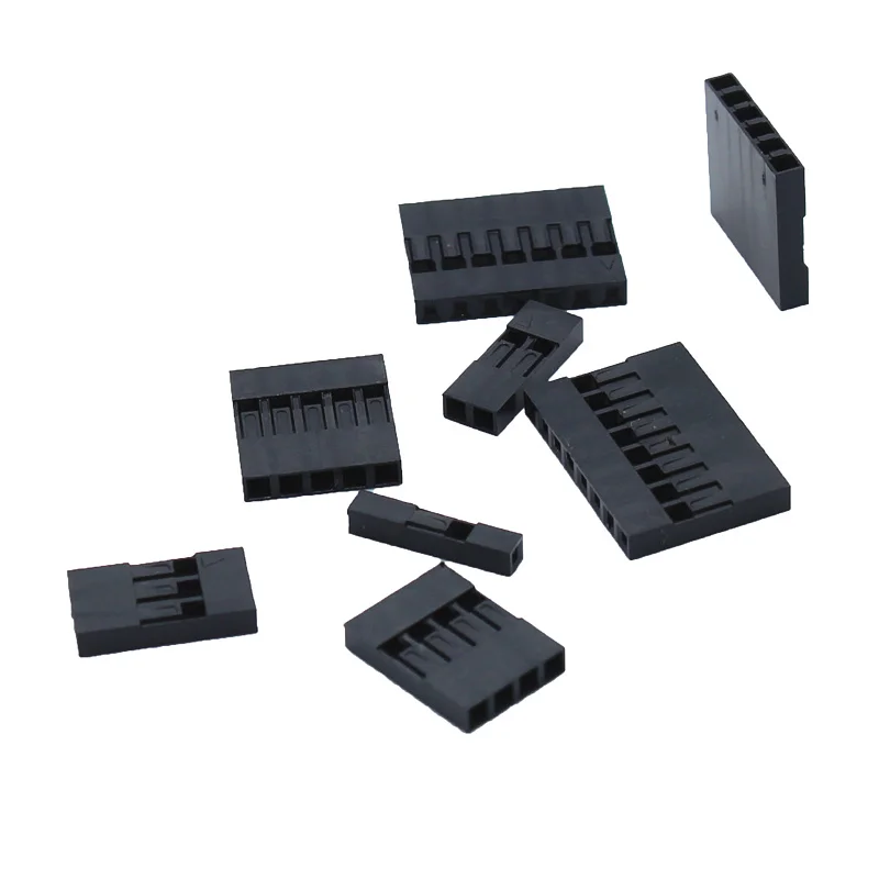 Пластиковый корпус Dupont 50 шт. 1Pin 2Pin 3Pin 4Pin 5Pin 6Pin 7Pin 8pin 9pin 10pin 2 54 мм разъем