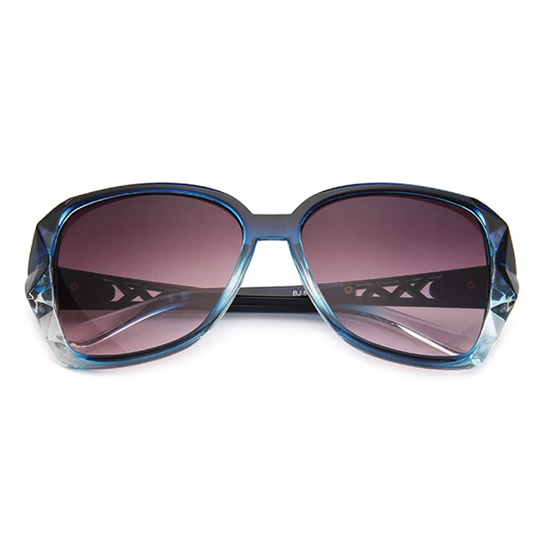 Солнцезащитные очки кошачий глаз женские роскошные темные с градиентом в