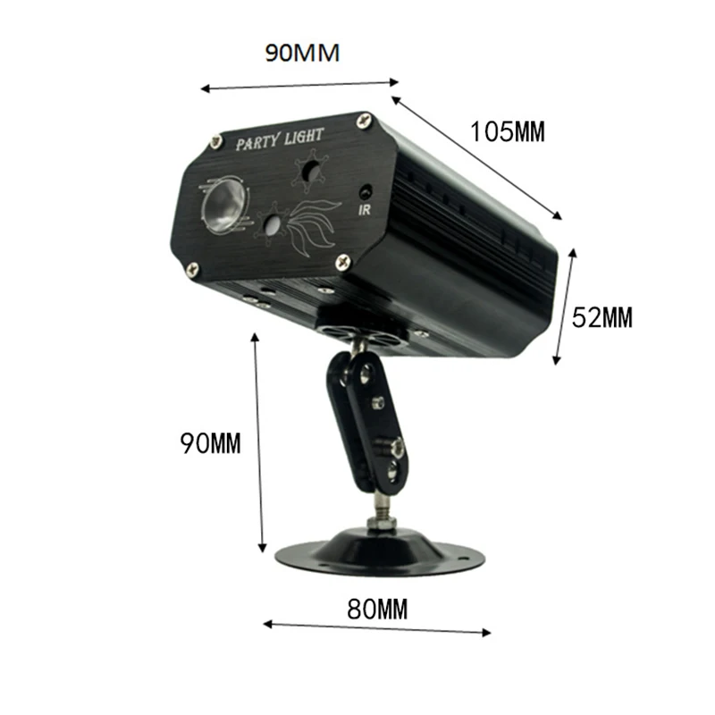 

Moving Head Disco Light Mini Dj Light Stage Light DMX Party Lights Music Par Led Laser Light Club Laser Projector KTV EU Plug