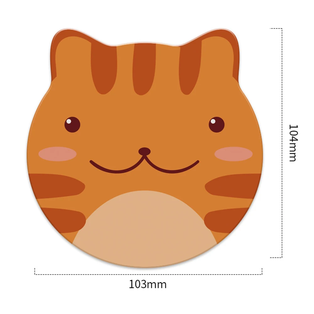 

Creative Cute Table Placemat Waterproof Heat Insulation Non-Slip Bowl Pad Cartoon Milk Coffee Water Coasters Kitchen Tableware