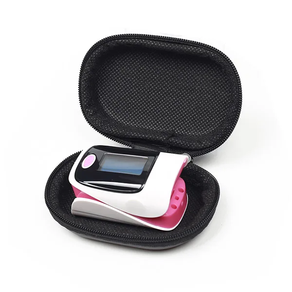 

3pcs Finger Pulse Oximeter case Portable Pouch Small Carrying Case Saturimetro Zipper Holder case oximetro de dedo Storage Bag