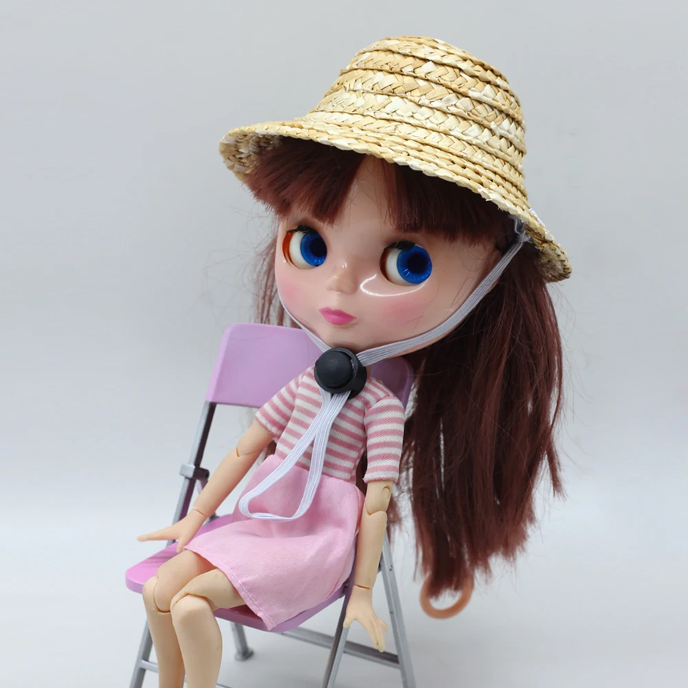 Модная соломенная шляпа носки для кукол аксессуары шарнирных девочек 1/3 ботинки