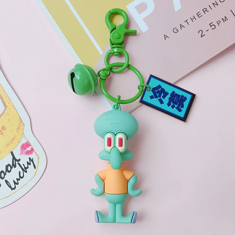 Милый креативный отправить большой Звездный брелок Губка Боб кулон в форме