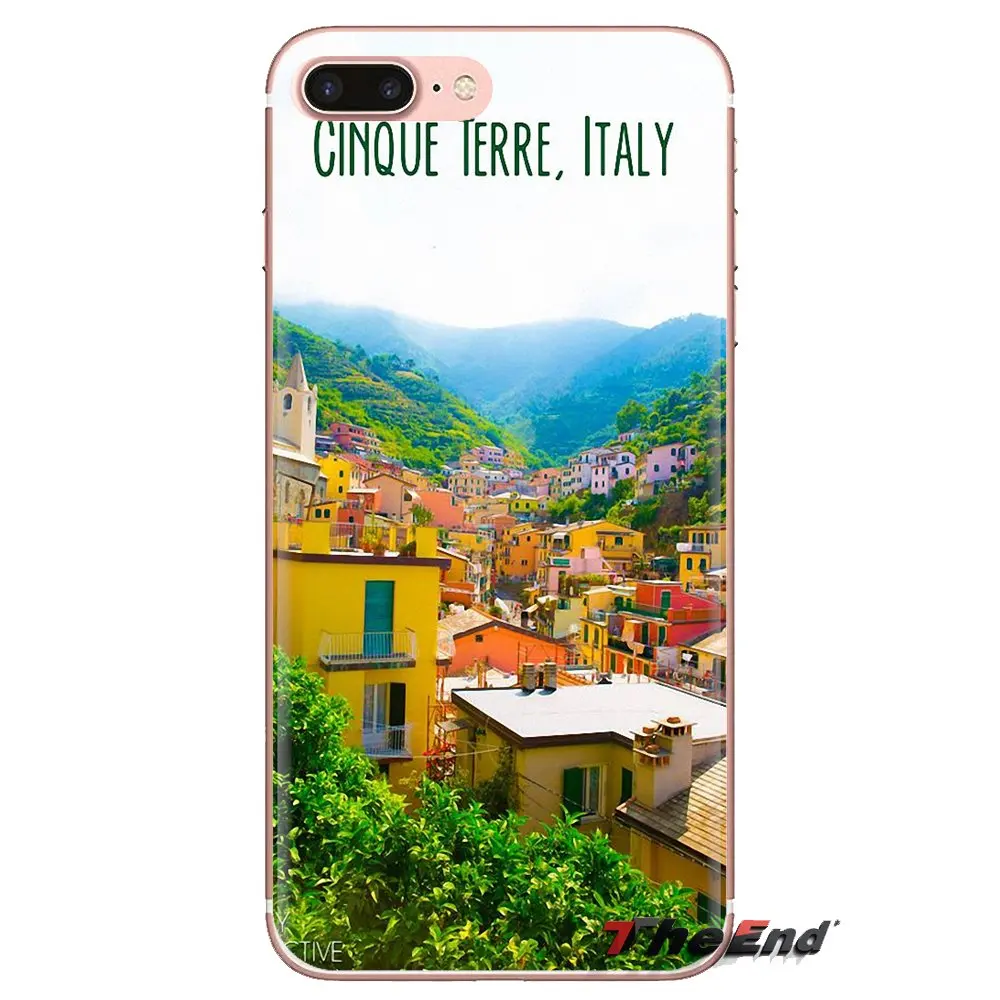 For Samsung Galaxy J1 J2 J3 J4 J5 J6 J7 J8 Plus 2018 Prime 2015 2016 2017 Silicone Skin Case Beautiful Places Italy Cinque Terre |