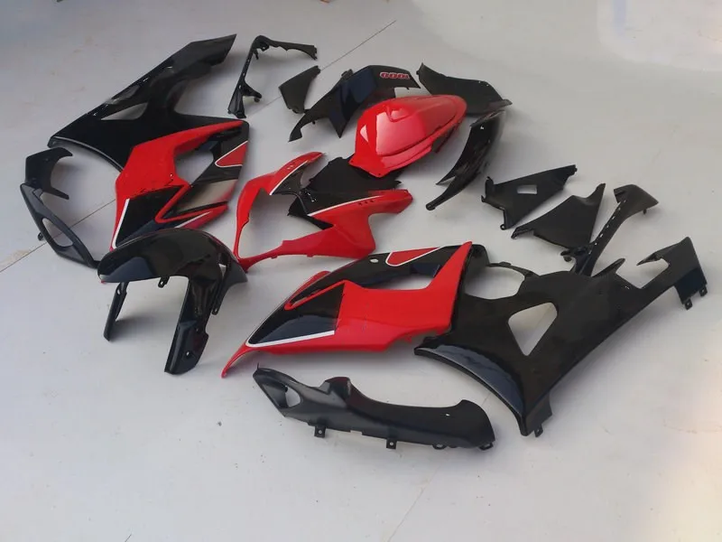Комплект обтекателей под давлением для GSXR1000 05 06 GSX-R GSXR 1000 K5 2005 2006 ABS красный черный