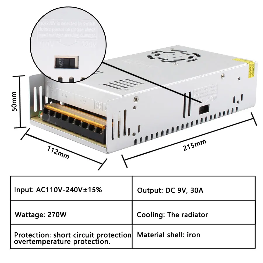 3V 9V 15V 18V Transformers Power Supply AC DC Current 220V To 110V Converter 3 9 15 18 V 2A 3A 5A 10A 15A 20A 30A | Обустройство дома