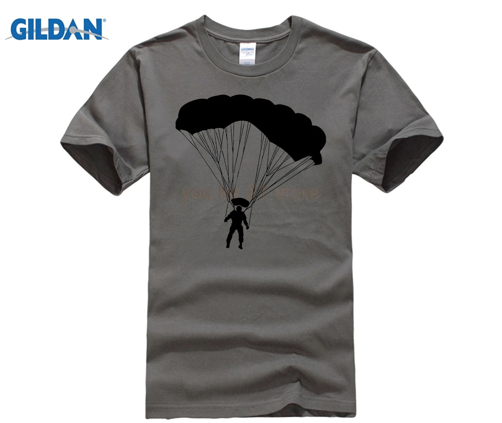 Парашютный парашютный костюм парашютист футболка Распродажа мужских хлопковых