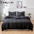 23 предмета, модная Однотонная одежда шлифовка одеяло двойной Queen King Размеры постельное белье пододеяльник наволочка (без наполнителя нет простыней)  постельное бельё покрывало на кровать  для дома