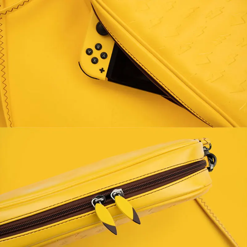 Сумка для хранения из ПУ кожи Nintendo Switch водонепроницаемая сумка-Кроссбоди |