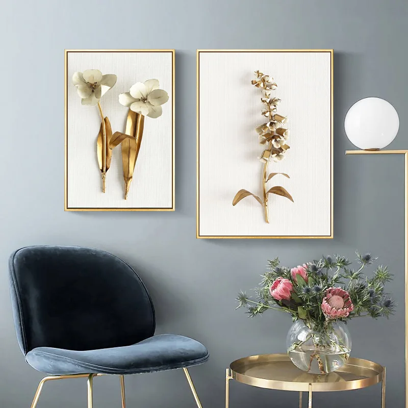 

Vintage Wall Art Home Decor Decoration Accessories Posters Canvas Painting Modern Nordic Kids Living Table Modern Plant Flowers