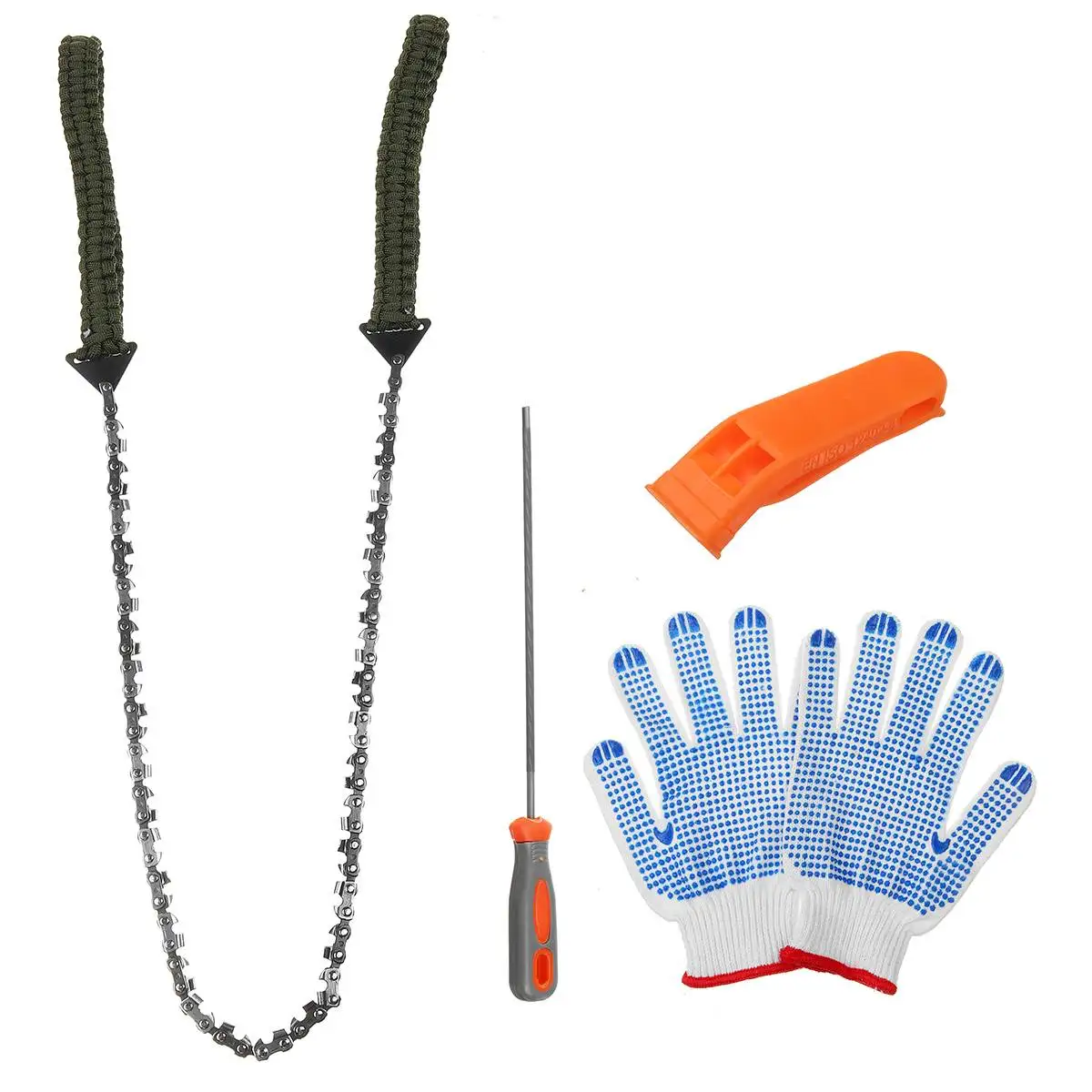 

Portable 33 Gear Handheld Survival Chain Saw Emergency Hand Zipper Chainsaw Garden Outdoor Camping Wood Cutting Tool