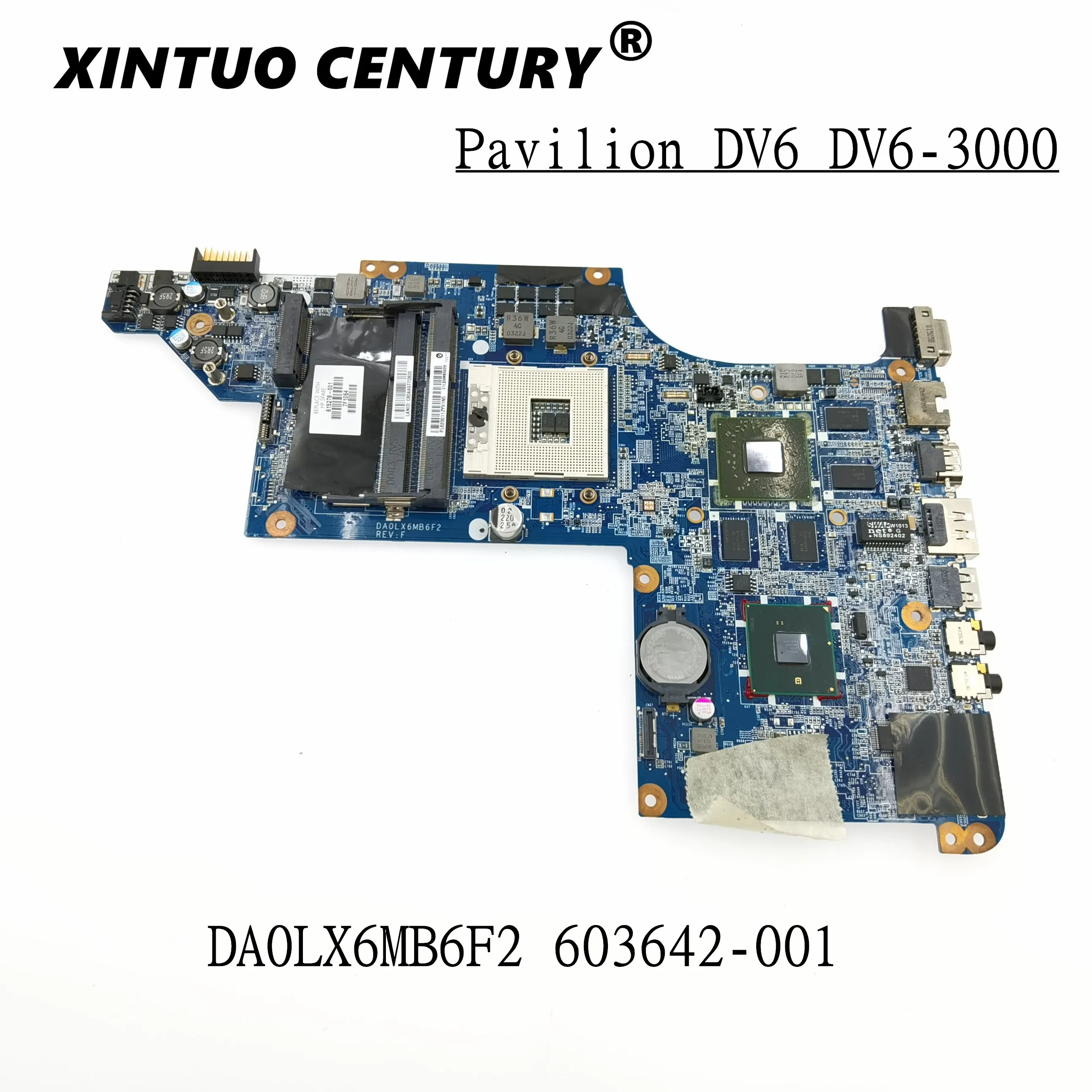 

603642-001 615279-001 630279-001 motherboard for HP Pavilion DV6 DV6-3000 DA0LX6MB6F2 /w HD5650 1G