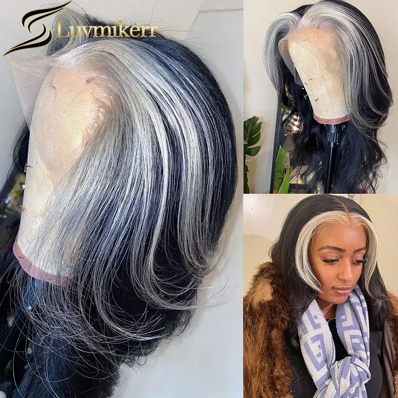 

Ombre 613 Blonde Highlight Body Wave 13x4 Lace Frontal Wig Glueless HD Transparent Full Pre Plucked Human Hair Wigs For Women 30