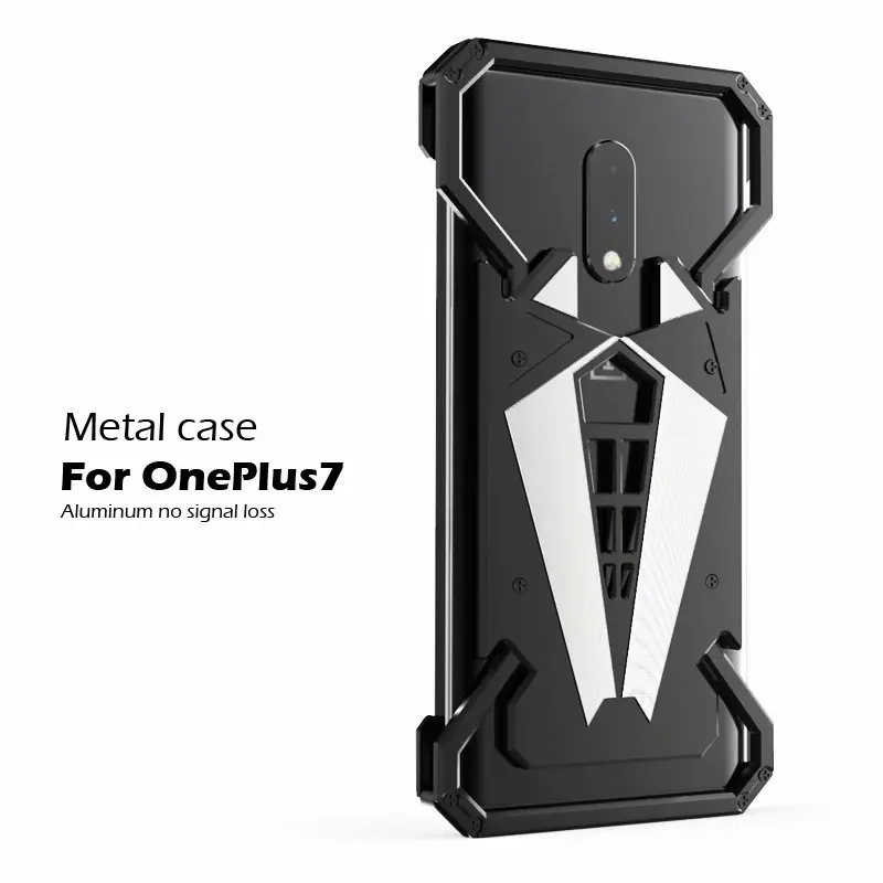 Алюминиевый Чехол супергероя для Oneplus 7T 7 Pro 6T 6 5T 5, чехол, чехол с кольцом Железного человека, Человека-паука, чехол для телефона