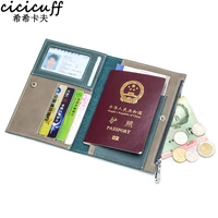 driver license bag split leather on cover for car driving document card holder 2022 new passport covers wallet credentials case