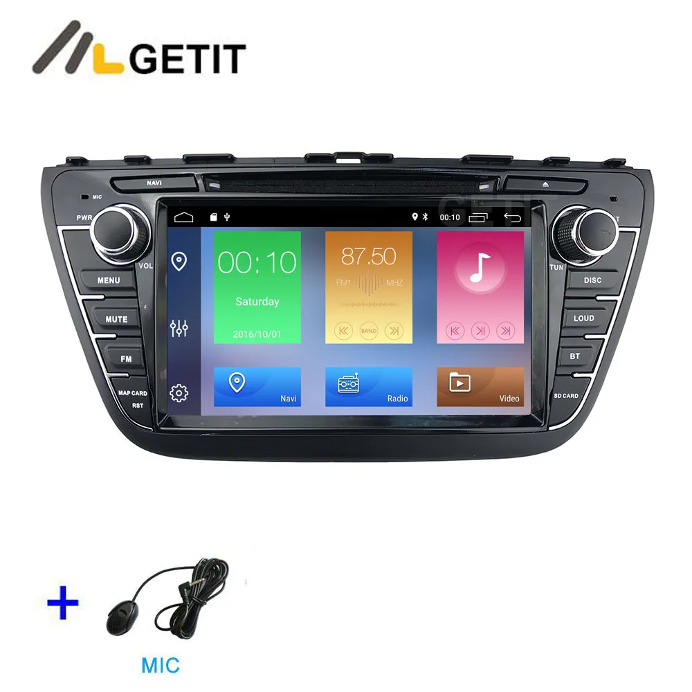 DSP 2G-RAM 16G-ROM DSP Android 9 автомобильный DVD для Suzuki SX4 S Cross Авто Радио Стерео gps Навигация Аудио Видео - Цвет: DSP 2G-RAM 16G-ROM