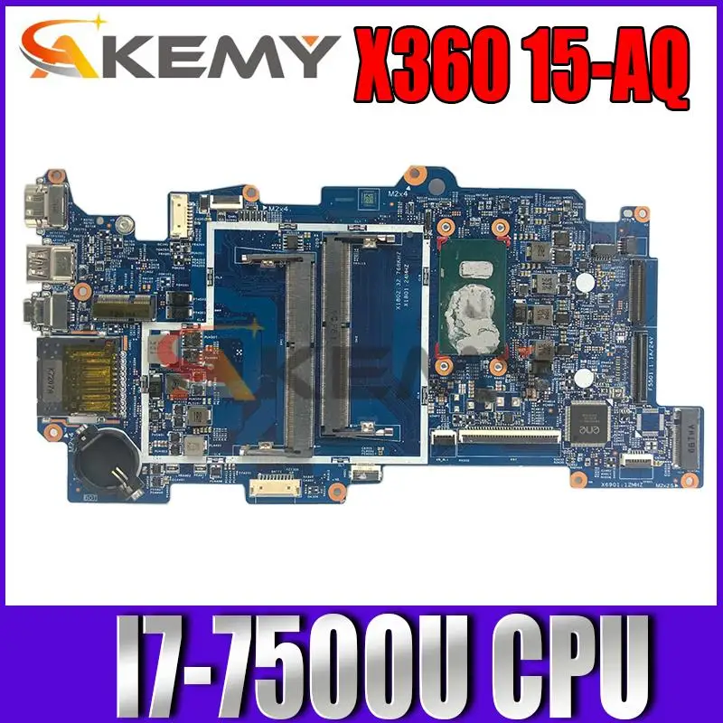 

15257-2 448.07N07.002N для HP ENVY X360 15-AQ системная плата 15-AQ SR2ZV I7-7500U 100% протестирована