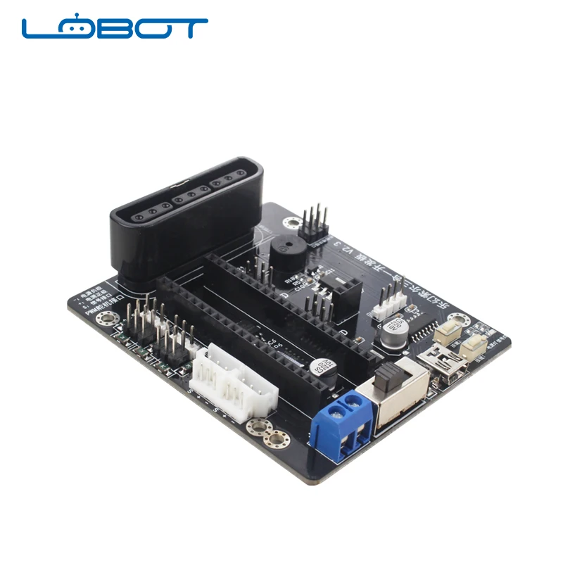 

2019 smart car robot / Tank robot control system control board + PS2 wireless handle + Bluetooth 4.0+ Android APP