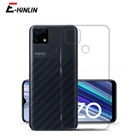 Прозрачная мягкая силиконовая задняя крышка с полным покрытием для Realme Narzo 50A 50i 10 20 30 Pro 10A 20A 30A, Ультратонкая искусственная кожа из ТПУ