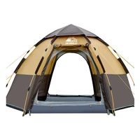 automatic tent outdoor 3 4 person large family double deck tent anti uv waterproof camping beach tent fishing hiking picnic