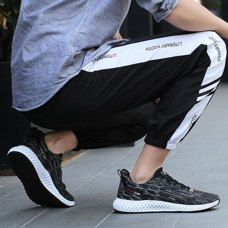 

Summer Mesh Men's Shoes Lightweight Sneakers Men Fashion Casual Walking Shoes Breathable Lace-up Mens Sneakers Zapatillas Hombre