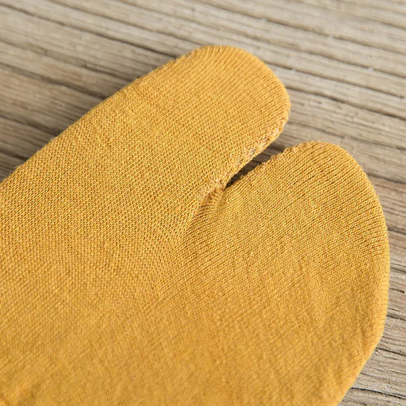 Носки с двумя пальцами летние носки из чесаного хлопка парные табы Дышащие