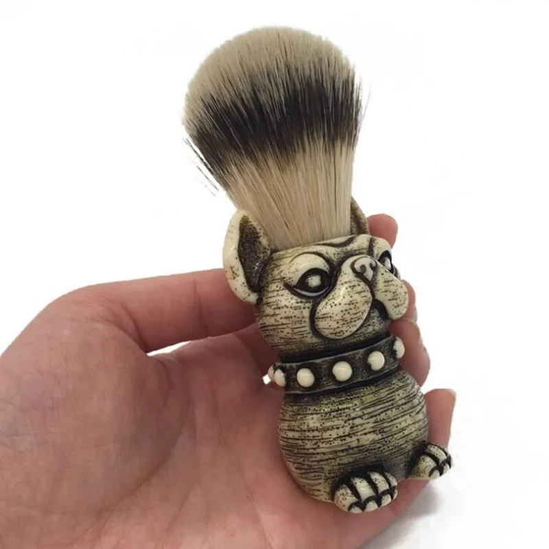Борода кисти голова черепа Барсук щетка для волос Мужская бритья макияжа