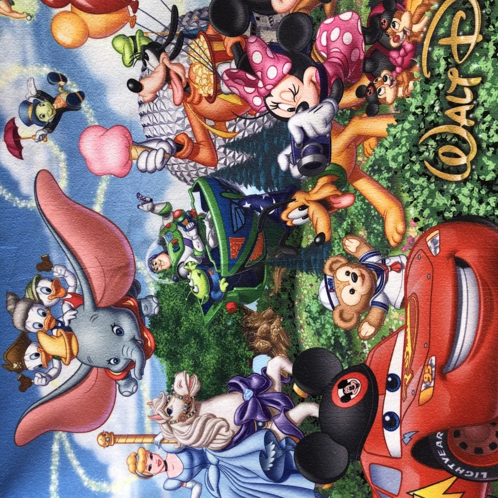 Банное полотенце Disney Land с изображением Микки Мауса и Минни Маус для детей