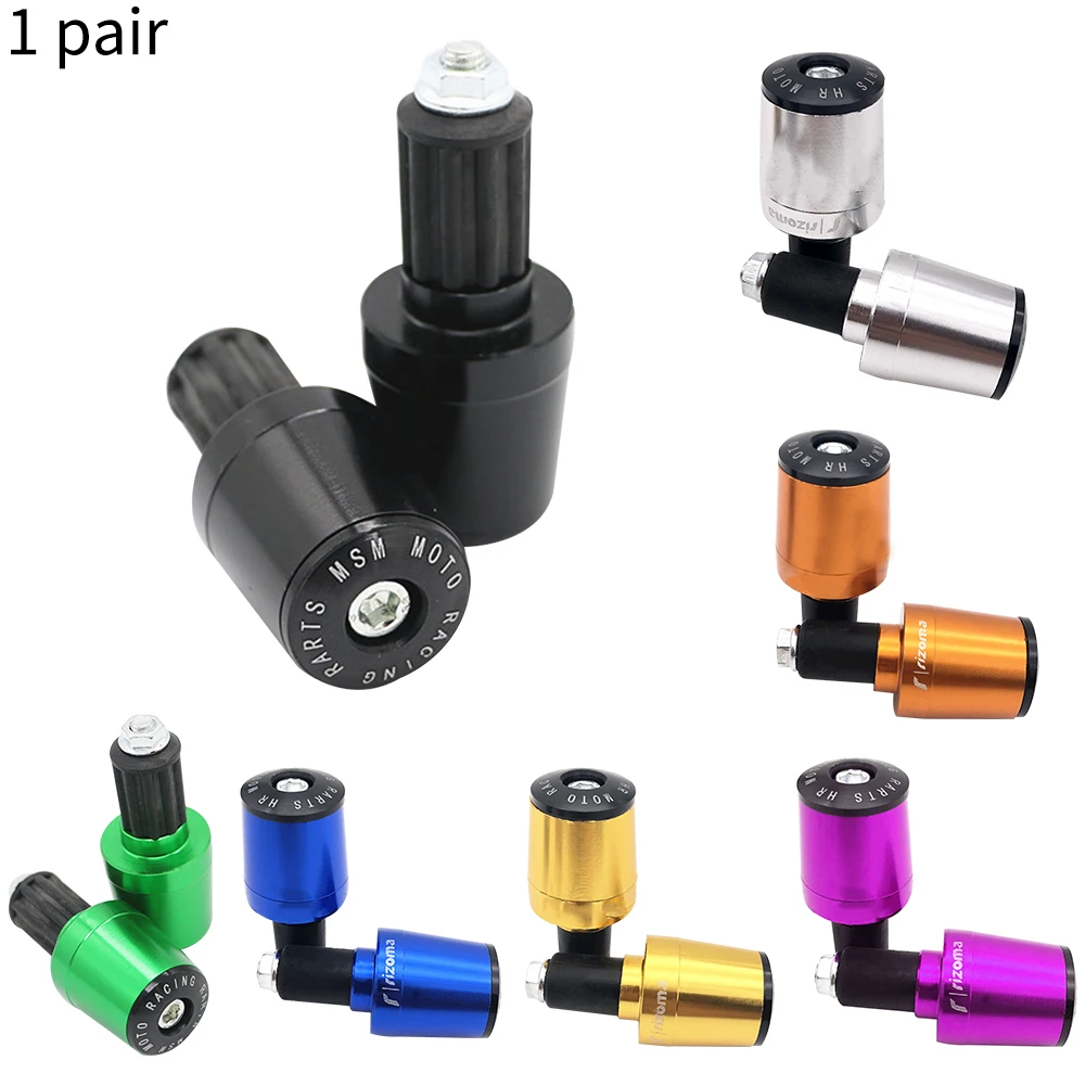 

1 Pair Universal Anti Vibration Stable 22mm Grip Accessories Handle Accessories Motorcycle Bar End Plugs Slider CNC Aluminum