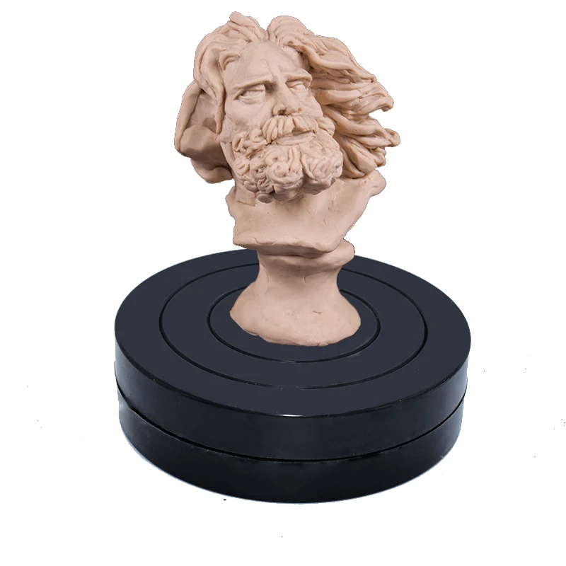 Черная круглая пластиковая Поворотная тарелка 11 см гончарное - Цена: 411,79 руб.