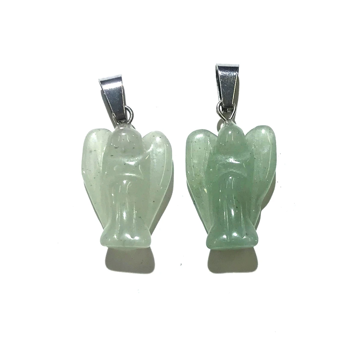 Натуральный камень в форме ангела хрустальные Агаты подвески на удачу кулон для