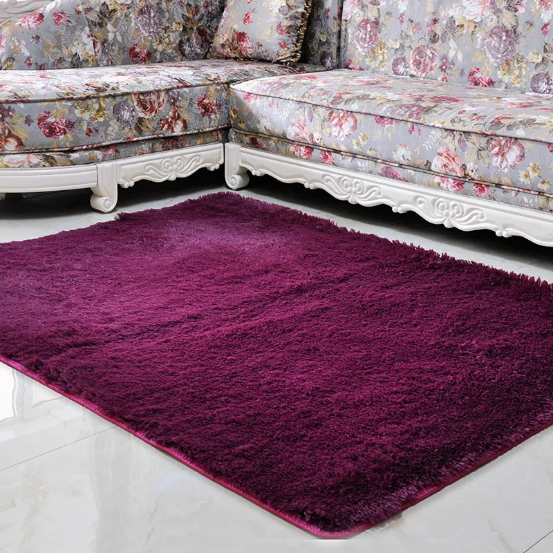 Супермягкий однотонный ковер для помещений современный спальни напольный