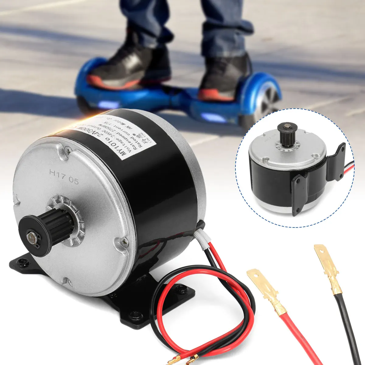 

300W 24V Gear Motor Electric Motor Brushed 2750RPM For Skateboard E Scooter Drive Speed Control MY1016 MY1025