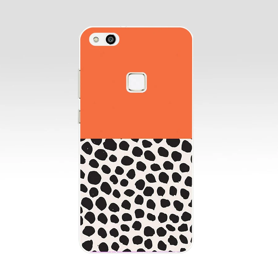 333FG Мягкий силиконовый чехол из ТПУ с леопардовым принтом и узором в горошек для