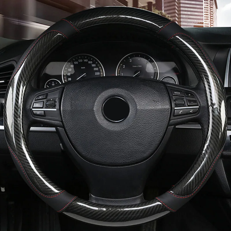 

38CM Steering Wheel Cover Comfortable Non-slip Universal Cool Practical