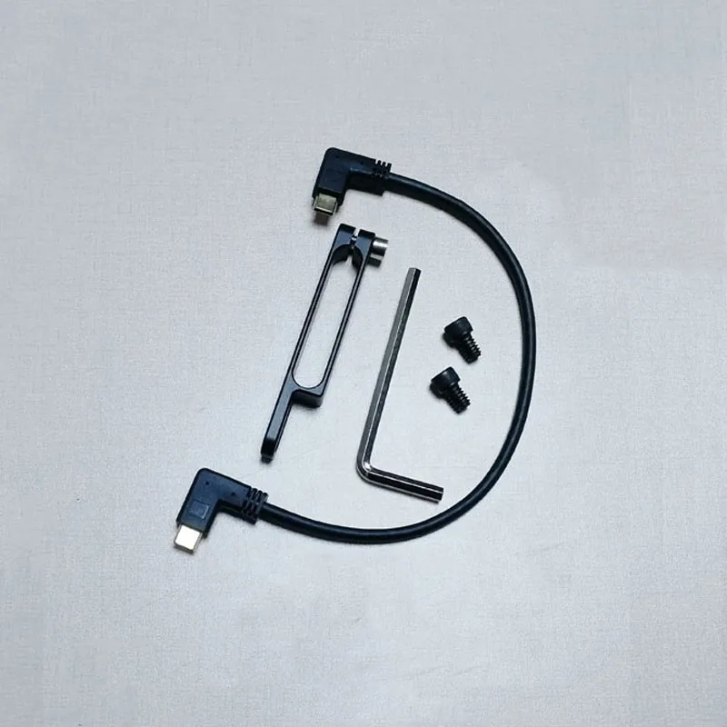 

Держатель для SSD TZT, легкий Монтажный кронштейн для SSD с кабелем передачи данных USB 3,1 для Samsung, портативный SSD T5