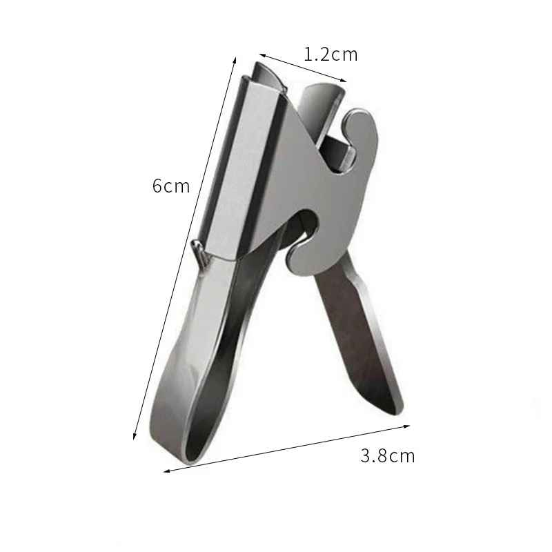 

1pcs Stainless Steel Size Double Clip Nut Opener Portable Durable Nut Sheller Sunflower Walnut Melon Seed Sheller Kitchen Tool