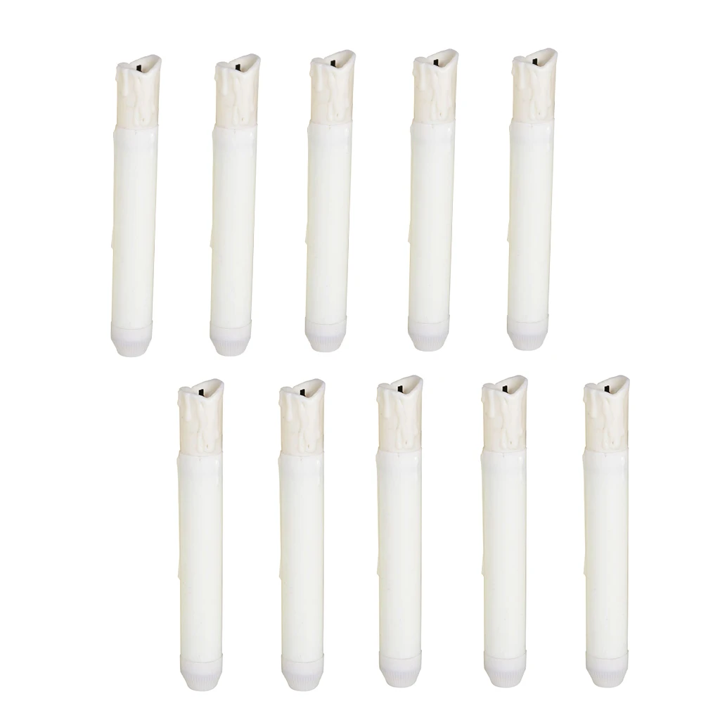 10 шт. беспламенный светодиодный светильник для украшения свечей|Свечи| |