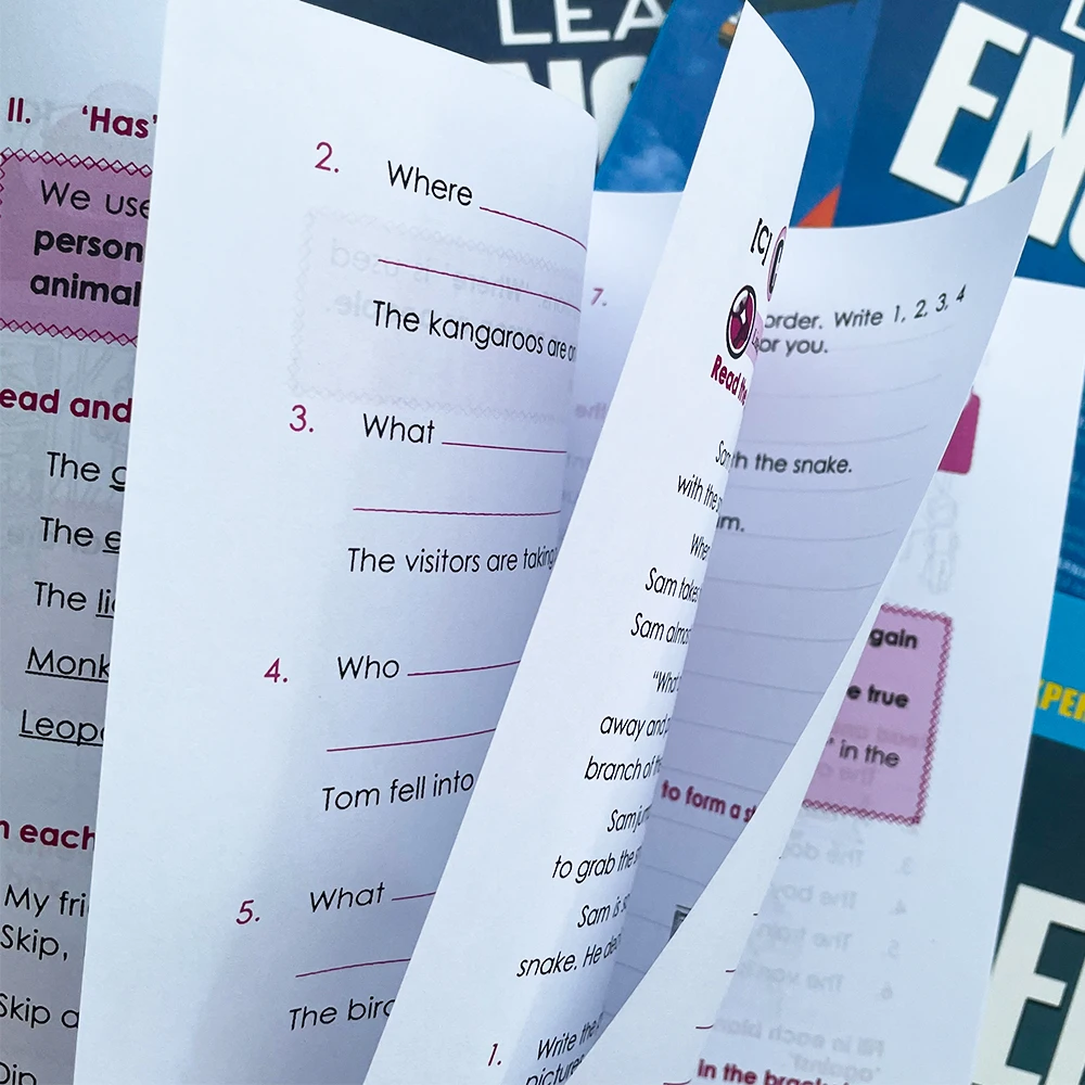 6 книг/набор SAP образование для детей возрастом 1 Класс дети изучают английский