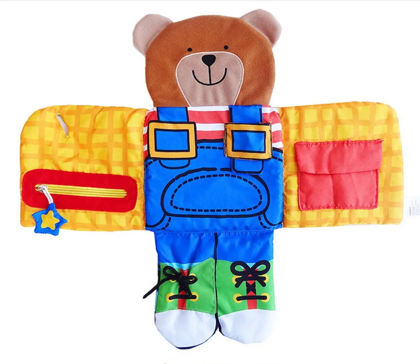 Детские игрушки тканевая книга для мальчиков и девочек галстук развития обуви