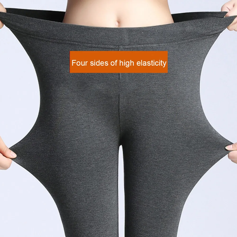 Новые зимние уютные Леггинсы для женщин тонкие бархатные теплые штаны леггинсы