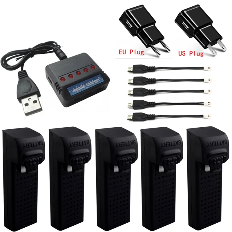 

Original Battery Charger Sets For UDI U61 U61W A30 A30W Drone 3.7V 500mAh Lipo Battery RC Quadcopter Spare Parts Drone Battery